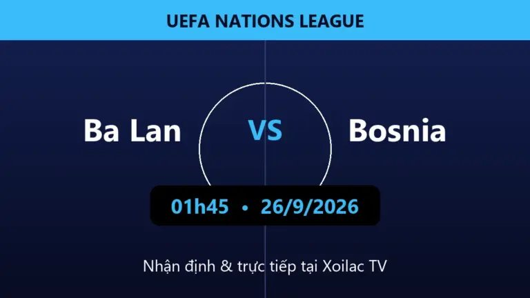Nhận định Ba Lan vs Bosnia 01h45 ngày 26/9/2026