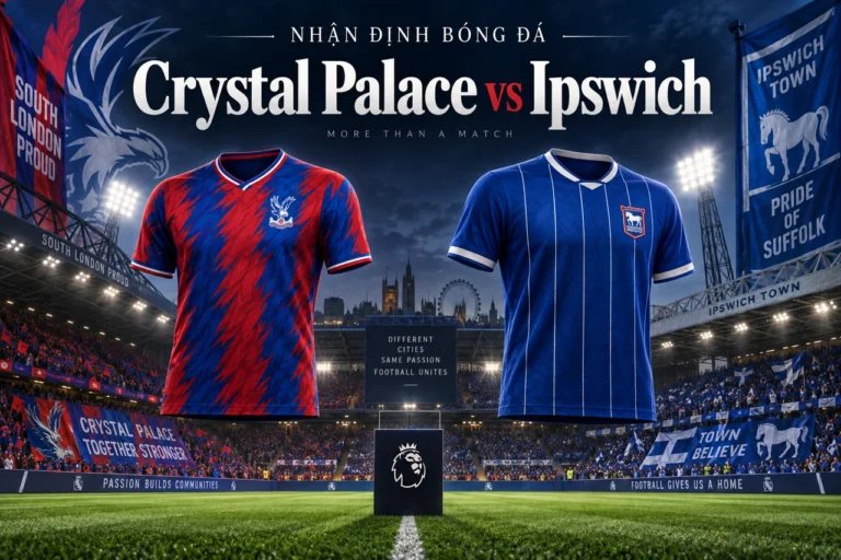 Ảnh minh họa trận đấu Crystal Palace vs Ipswich, không phải ảnh chụp trận đấu.