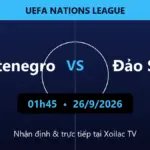 Nhận định Montenegro vs Đảo Síp 01h45 ngày 26/9/2026