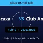 Nhận định Necaxa vs Club America 10h10 ngày 28/9/2026